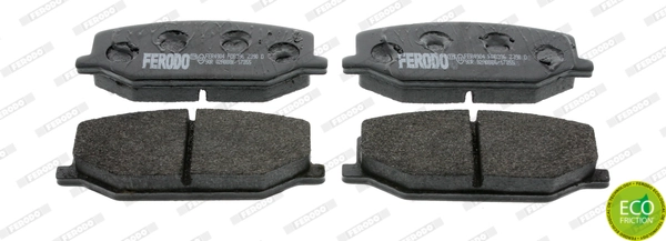Brake Pad Set, disc brake PREMIER ECO FRICTION FDB396