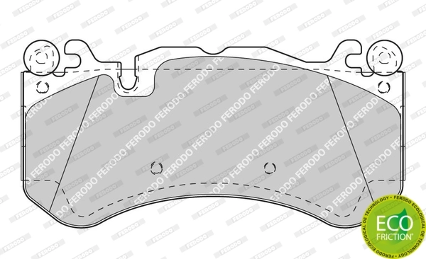 Brake Pad Set, disc brake FUSE+ Technology FDB4373