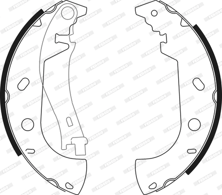 Brake Shoe Set PREMIER FSB571