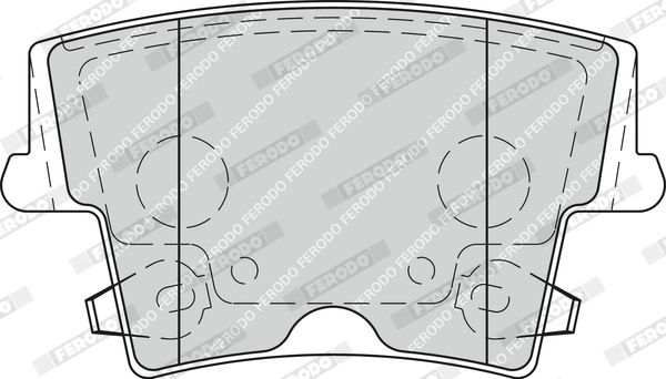 Brake Pad Set, disc brake PREMIER FDB1953