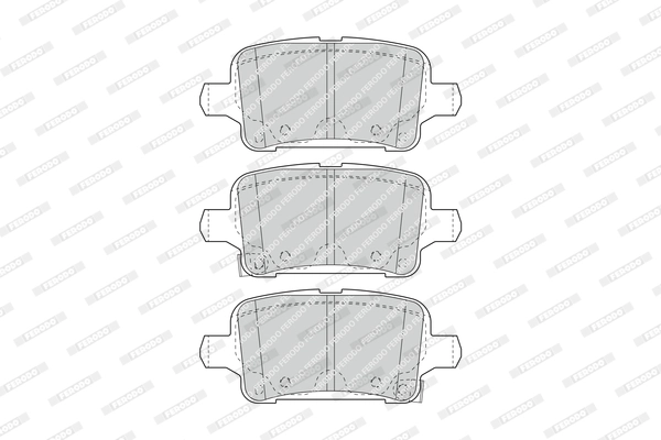 Brake Pad Set, disc brake PREMIER ECO FRICTION FDB4938