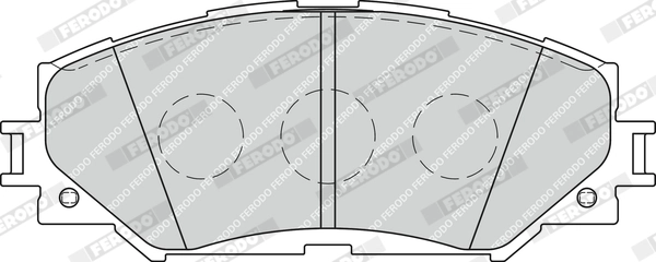 Brake Pad Set, disc brake PREMIER ECO FRICTION FDB1891