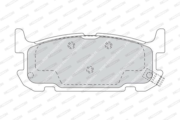 Brake Pad Set, disc brake PREMIER FDB1755