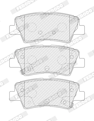 Brake Pad Set, disc brake PREMIER ECO FRICTION FDB5450