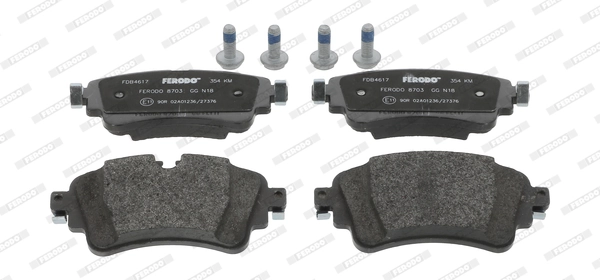 Brake Pad Set, disc brake PREMIER ECO FRICTION FDB4617