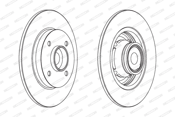 Brake Disc PREMIER DDF1560-1