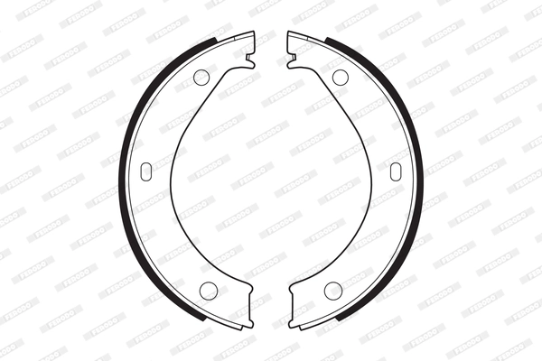 Brake Shoe Set, parking brake PREMIER FSB272
