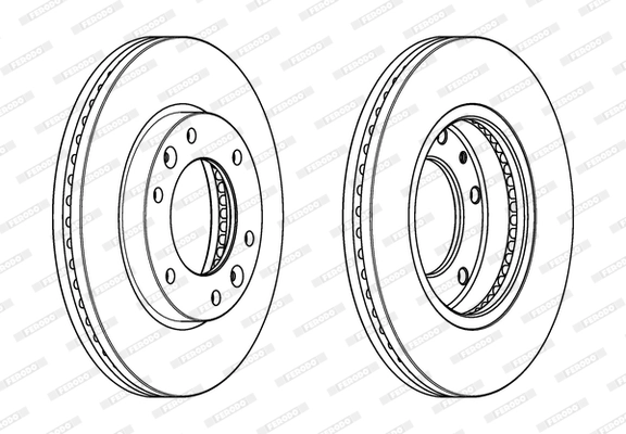 FERODO DDF2111C Brake Disc