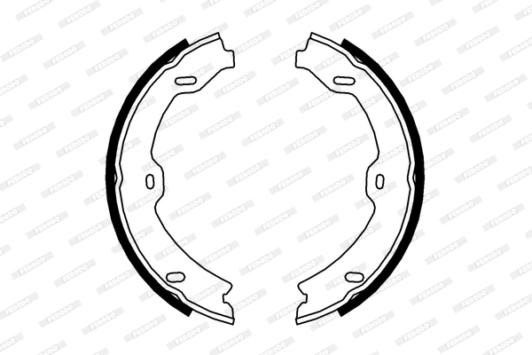 Brake Shoe Set, parking brake PREMIER FSB4000