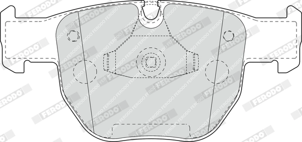 Brake Pad Set, disc brake PREMIER ECO FRICTION FDB1597