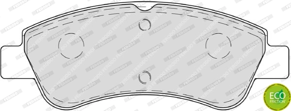 Brake Pad Set, disc brake PREMIER ECO FRICTION FDB4066