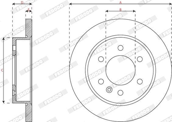 Brake Disc PREMIER DDF2984C