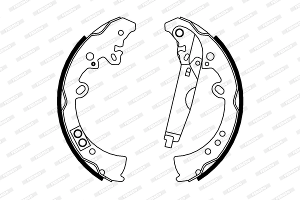 Brake Shoe Set PREMIER FSB4010