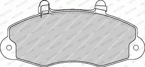 Brake Pad Set, disc brake PREMIER ECO FRICTION FVR1338