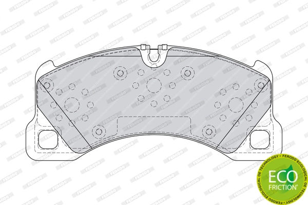 FERODO FDB4064 Brake Pad Set, disc brake