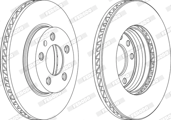 Brake Disc PREMIER DDF1591LC-1
