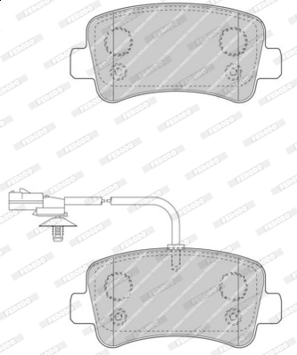 Brake Pad Set, disc brake PREMIER ECO FRICTION FVR4348