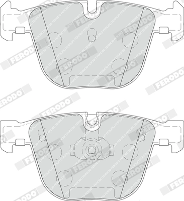 Brake Pad Set, disc brake PREMIER ECO FRICTION FDB1672