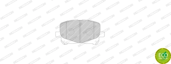 FERODO FDB1752 Brake Pad Set, disc brake