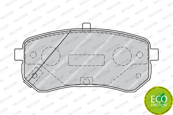 Brake Pad Set, disc brake PREMIER ECO FRICTION FDB1902