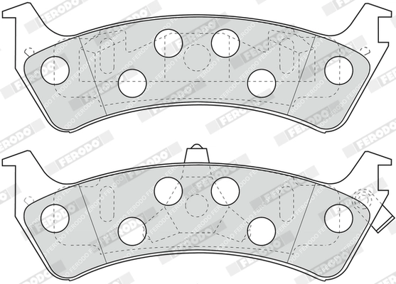 Brake Pad Set, disc brake PREMIER FDB1130