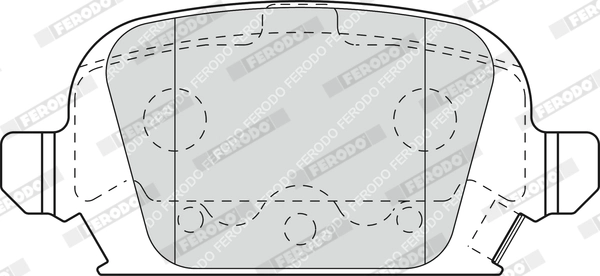 Brake Pad Set, disc brake PREMIER ECO FRICTION FDB1472