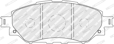 Brake Pad Set, disc brake PREMIER ECO FRICTION FDB4936