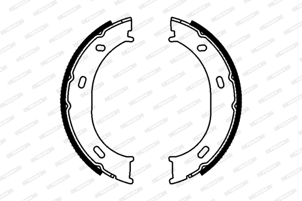 Brake Shoe Set, parking brake PREMIER FSB624
