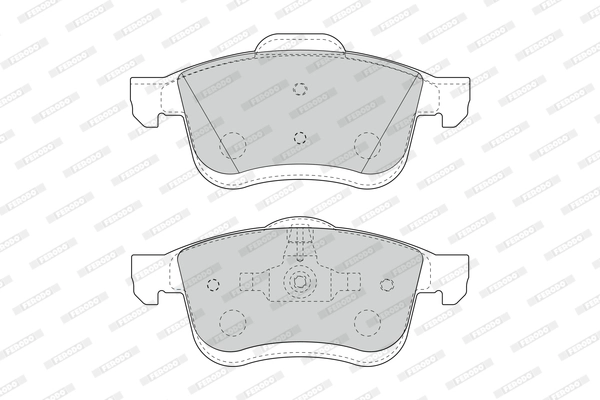 Brake Pad Set, disc brake PREMIER ECO FRICTION FDB4951