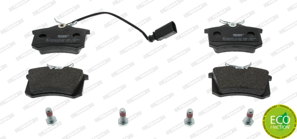 Brake Pad Set, disc brake PREMIER ECO FRICTION FDB1481