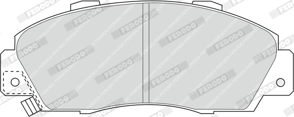 Brake Pad Set, disc brake PREMIER ECO FRICTION FDB905