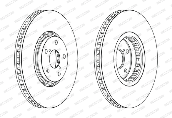 Brake Disc PREMIER DDF2498RC-1