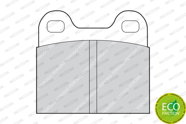 Brake Pad Set, disc brake PREMIER ECO FRICTION FDB3M