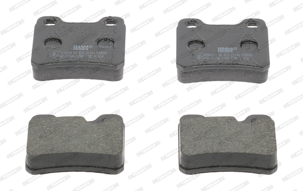 Brake Pad Set, disc brake PREMIER ECO FRICTION FDB586