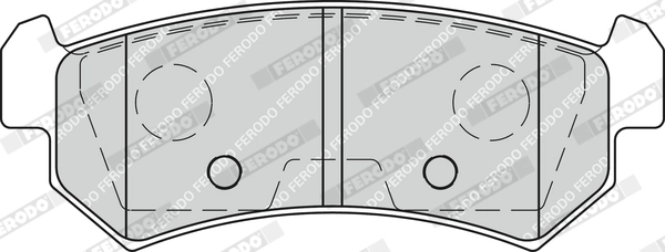 Brake Pad Set, disc brake PREMIER ECO FRICTION FDB1889