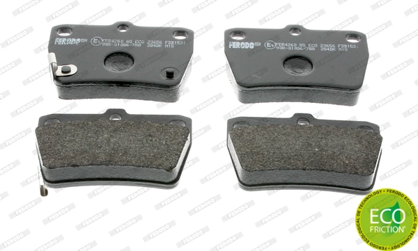Brake Pad Set, disc brake PREMIER ECO FRICTION FDB1531