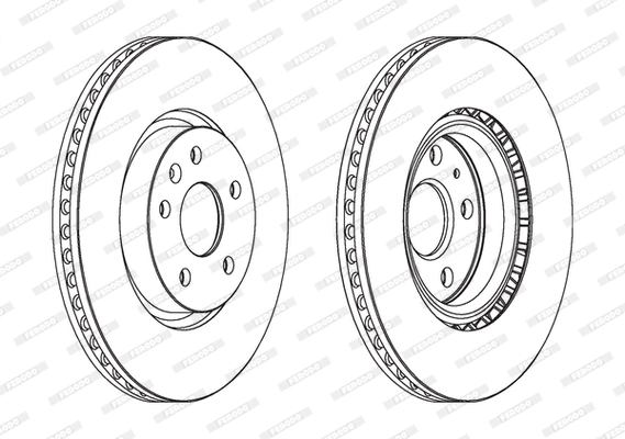 FERODO DDF1723C-1 Brake Disc