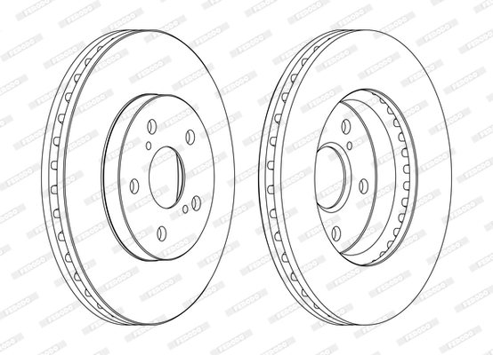 Brake Disc PREMIER DDF1446C