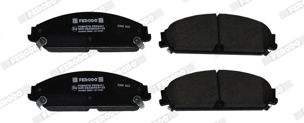 Brake Pad Set, disc brake PREMIER FDB4078