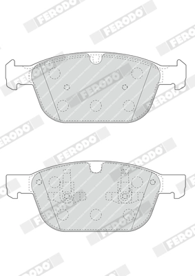 Brake Pad Set, disc brake PREMIER FDB4238