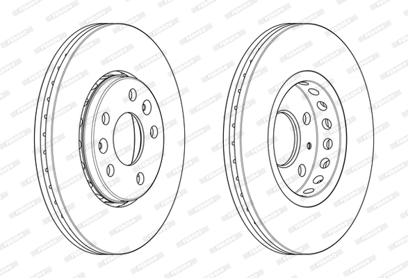Brake Disc PREMIER DDF2507C