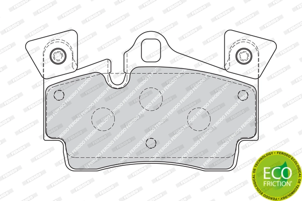 Brake Pad Set, disc brake PREMIER ECO FRICTION FDB1835