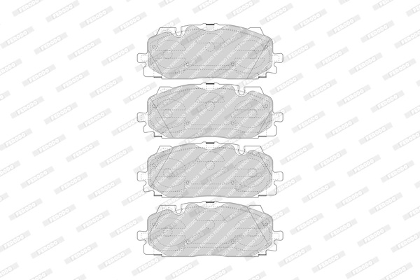 Brake Pad Set, disc brake FUSE+ Technology FDB4967