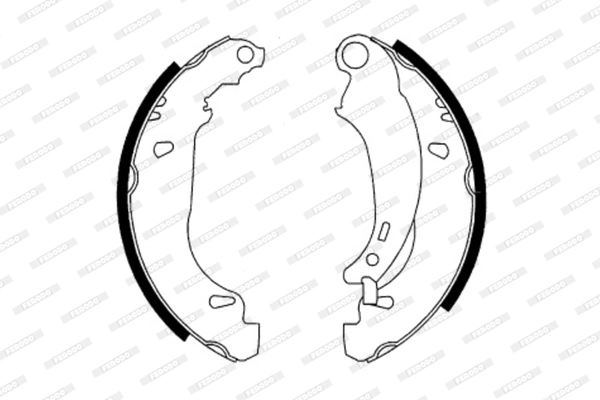 Brake Shoe Set PREMIER FSB576