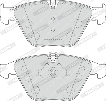 Brake Pad Set, disc brake FUSE+ Technology FDB4191