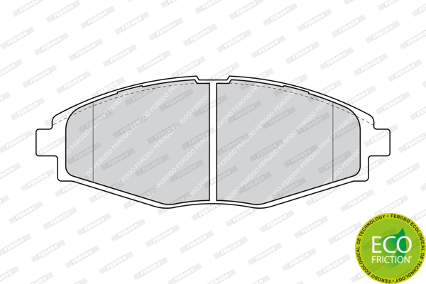 Brake Pad Set, disc brake PREMIER ECO FRICTION FDB1337