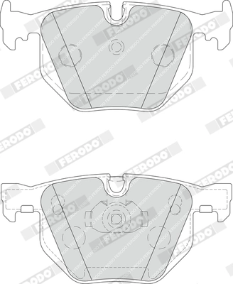 Brake Pad Set, disc brake PREMIER ECO FRICTION FDB1673
