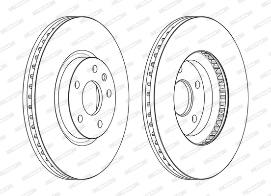 Brake Disc PREMIER DDF2337C