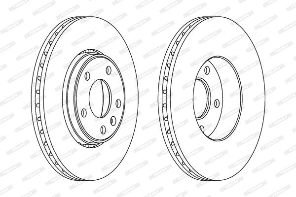 Brake Disc PREMIER Coat+ disc DDF1204C-1