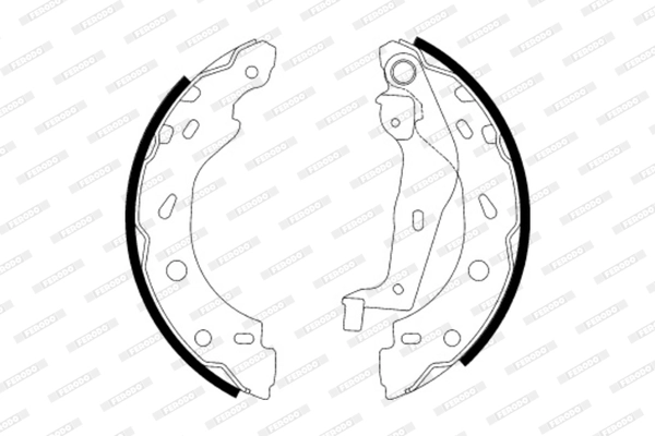 Brake Shoe Set PREMIER FSB614